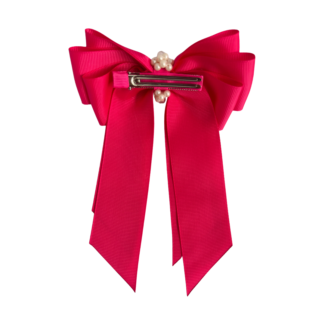 MOÑO CLÁSICO CHIC FUCSIA – nami.pe